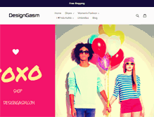 Tablet Screenshot of designgasm.com